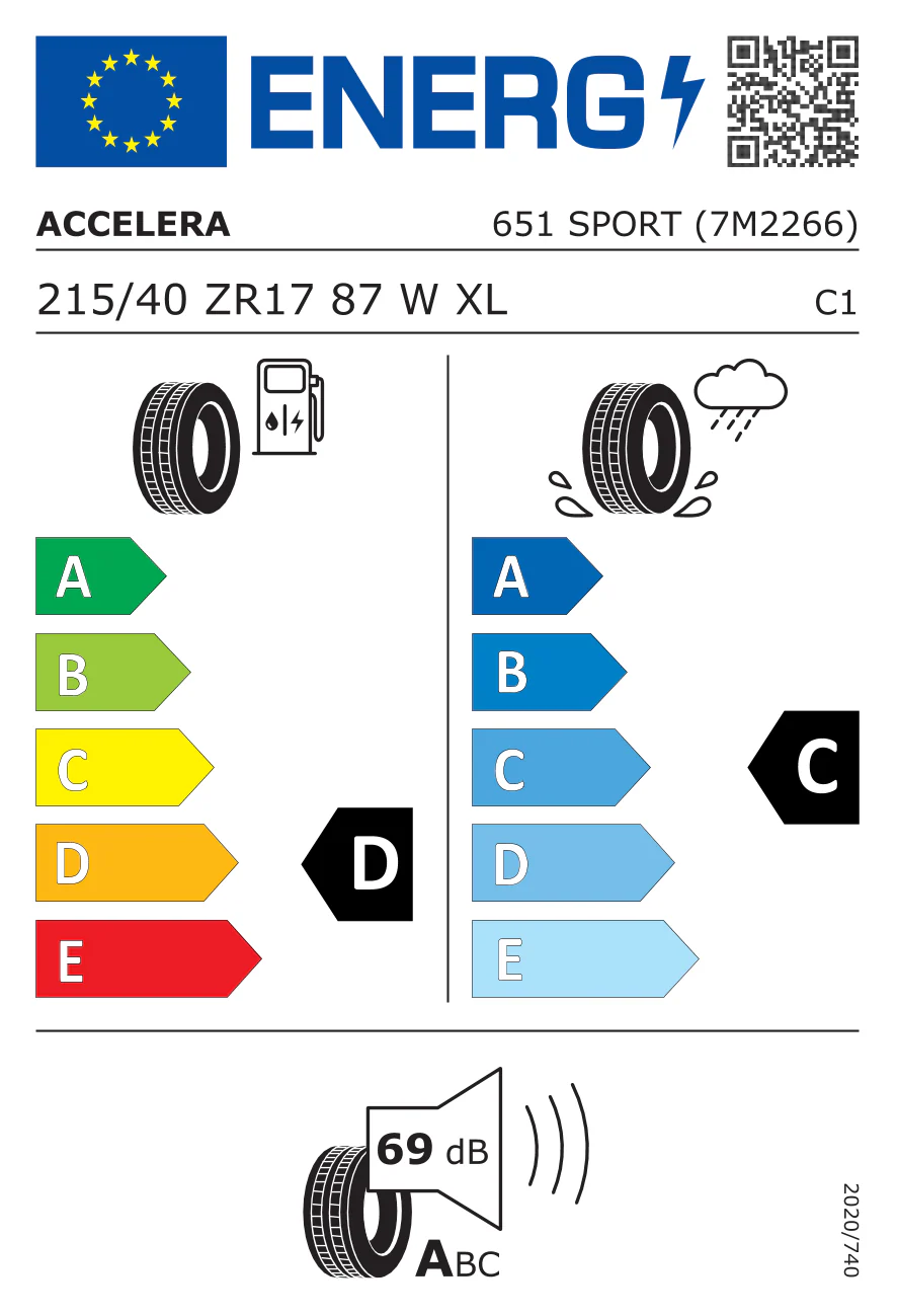 Accelera 651 Sport XTRA 215 40 R17 87W XL - Image 6